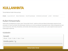 Tablet Screenshot of kullanhinta.com